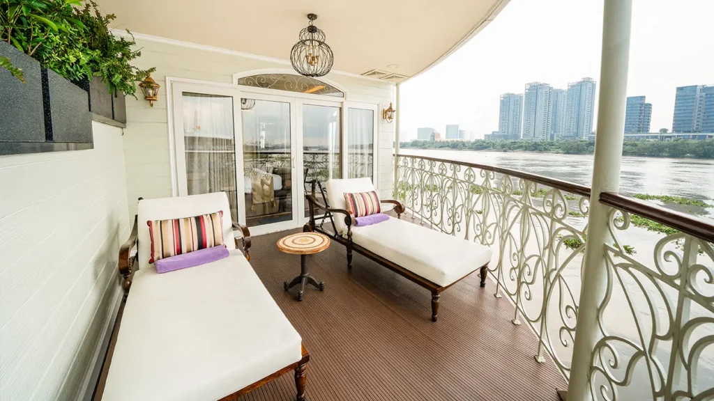 Mekong princess angkor private veranda