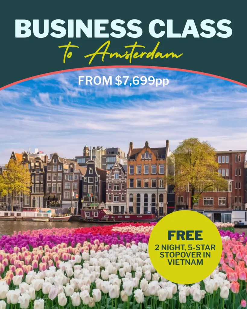 Business Class Airfares to Amsterdam